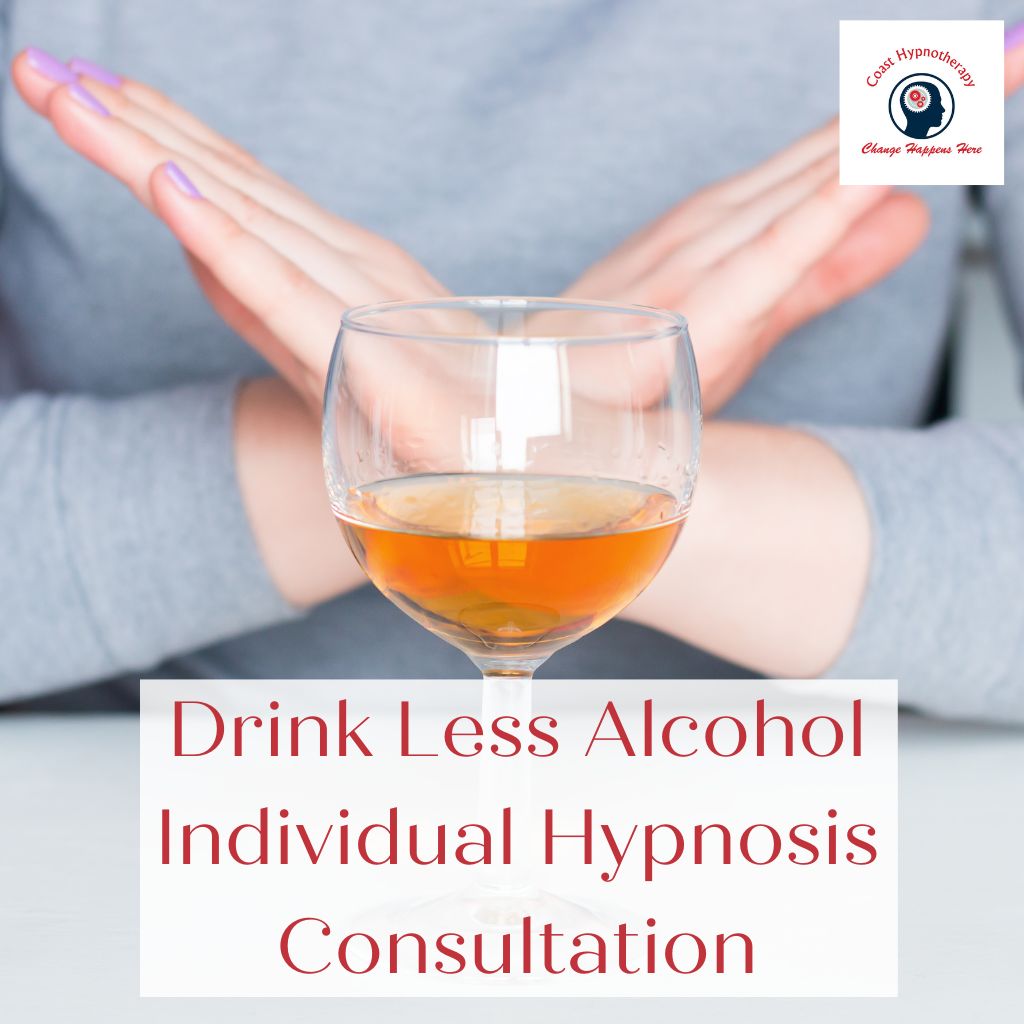 Drink Less Alcohol Individual Hypnosis Consultation